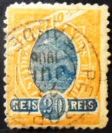 Selo postal do Brasil de 1905 Madrugada 20