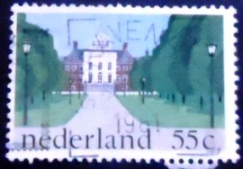Selo postal da Holanda de 1981 Royal palaces Huis Ten Bosch