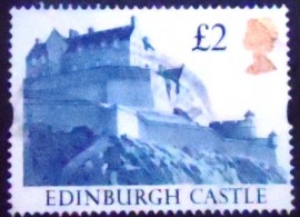 Selo postal do Reino Unido de 1992 Caernarfon Castle