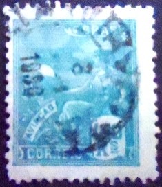 Selo postal do Brasil de 1929 Aviação 100