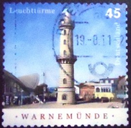 Selo postal da Alemanha de 2011 Warnemünde