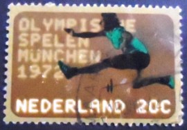 Selo postal da Holanda de 1972 Hurdles