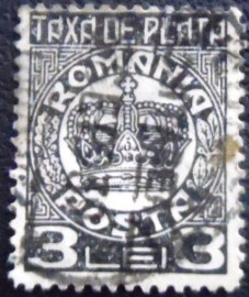 Selo postal da Romênia de 1937 Crown 3