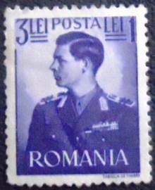 Selo postal da Romênia de 1940 Michael I of Romania 3+1