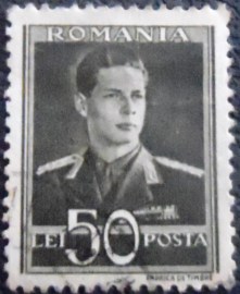 Selo postal da Romênia de 1944 Michael I of Romania 50