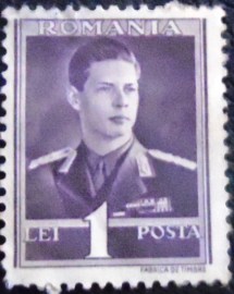 Selo postal da Romênia de 1944 Michael I of Romania 1