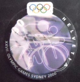 Selo postal da Suiça de 2000 Cycling