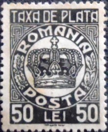 Selo postal da Romênia de 1946 Crown 50