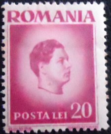 Selo postal da Romênia de 1947 Michael I of Romania 20
