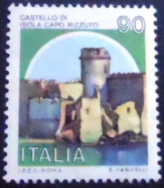 Selo postal da Itália de 1980 Isola Capo Rizzuto