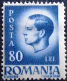 Selo postal da Romênia de 1947 Michael I of Romania