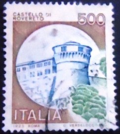 Selo da Itália de 1980 Castles Rovereto