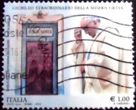 Selo da Itália de 2015 Holy Door in Santa Maria Maggiore's Basilica