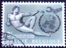 Selo postal da Bélgica de 1962 Adam Michelangelo 3