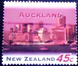 Selo postal da Nova Zelândia de 1995 Auckland