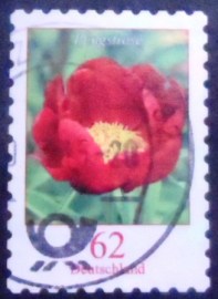 Selo postal da Alemanha de 2014 Peony