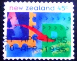 Selo postal da Nova Zelândia de 1994 People Reaching