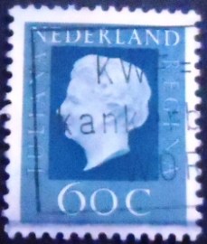 Selo postal da Holanda de 1972 Queen Juliana 60