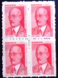 Quadra de selos postais de 1960 Adel Pinto - c 448 n