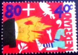 Selo postal da Holanda de 1994 Television