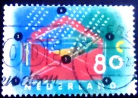 Selo postal da Holanda de 1994 Mail