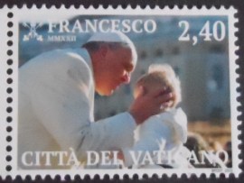 Selo postal do Vaticano de 2022 Activities of Pope Francis 2,40