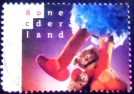 Selo postal da Holanda de 1996 Tommie & Ieniemienie