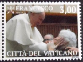 Selo postal do Vaticano de 2022 Activities of Pope Francis 3