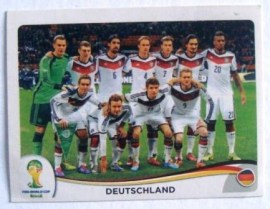 Figurinha nº 489 - Seleção de Futebol da Alemanha 2014