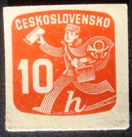 Selo Jornal da Tchecoslovaquia 1945 Newspaper Stamps