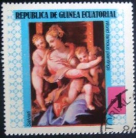 Selo postal cinderela de Guinea Equatorial de 1978 - Salviati