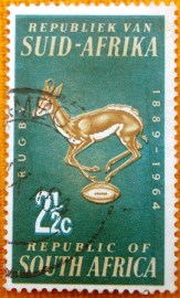 Selo postal comemoraivo Africa do sul  1964 50th anniversary of ESCOM