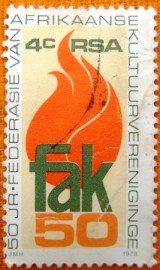 Selo postal comemoraivo Africa do sul 1979 FAK 50