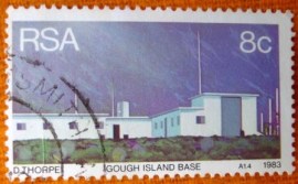 Selo postal comemoraivo Africa do sul 1983 - Gough island