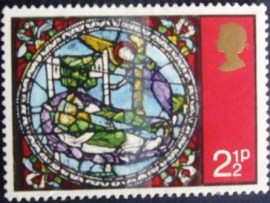 Selo postal comemorativo do Reino Unido de 1971 Dream of the Wise Men