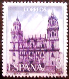 serie de selos postais comemorativos Espanha 1977 Cathedral. Jaen