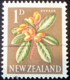 Selo postal definitivo da Australia de 1960 - Karaka