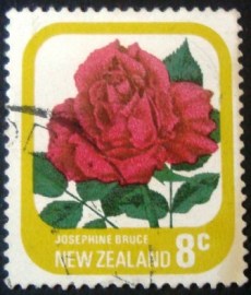 Selo postal definitivo da Nova Zelandia 1976 - Josephine Bruce