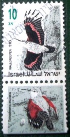 Selo postal de Israel de 1992 Wallcreeper