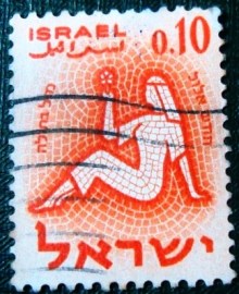 Selo postal definitivo de Israel de 1961 - Zodíaco: Virgem