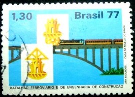 Selo Postal Comemorativo do Brasil de 1977 - C 1022 U