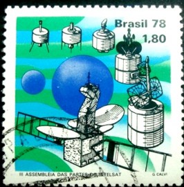 Selo postal comemorativo do Brasil de 1978 - C 1054 U