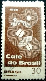 Selo postal Comemorativo do Brasil de 1965 - C 545 U