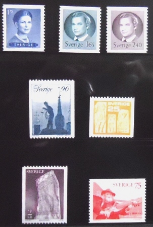 Coleção de selos postais da Suécia
