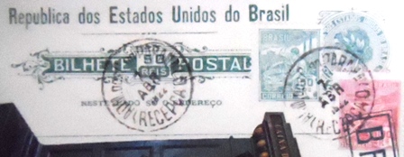 Cartão postal do Brasil de 2021 Pillar Box Republic