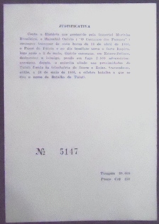 Folhinha Oficial nº 27 de 1966 Batalha de Tuiuti
