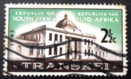 Selo postal da África do Sul de 1963 Transkei Legislative Assembly