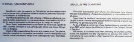 Caderneta postal do Brasil de 1992 XXV Jogos Olímpicos