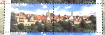 Selo postal da Alemanha de 2019 Rothenburg ob der Tauber