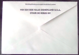 Envelope + Bloco postal da Holanda de 1991 Children's toys
